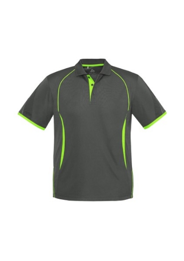 Picture of Biz Collection Mens Razor Polo Shirt 100% Bizcool breathable polyester